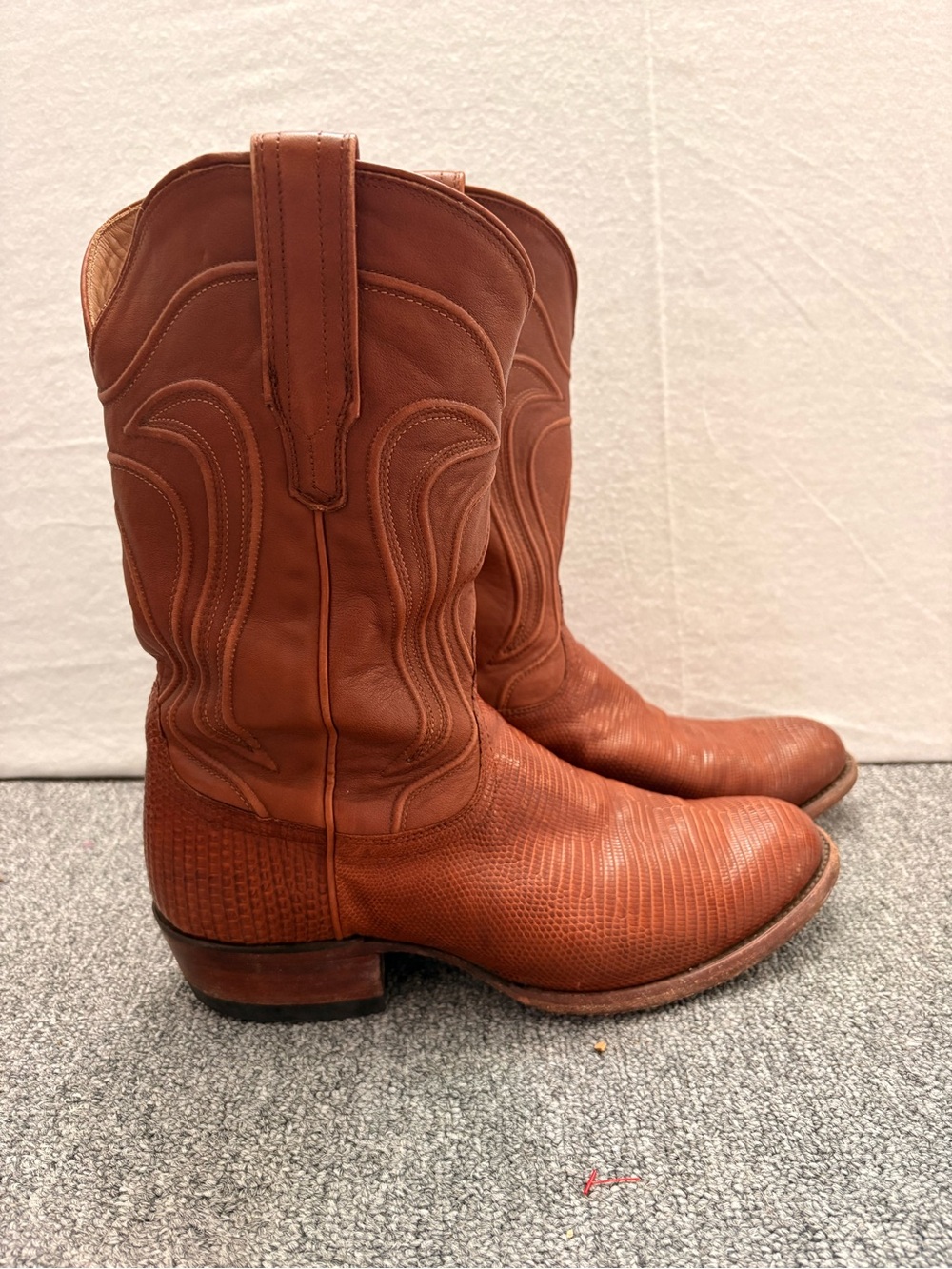 Tecovas Nolan Lizard Western Cowboy Boots